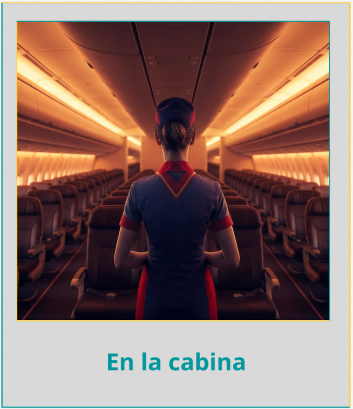 En la cabina